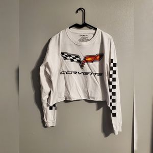 Corvette Long Sleeve Crop Top